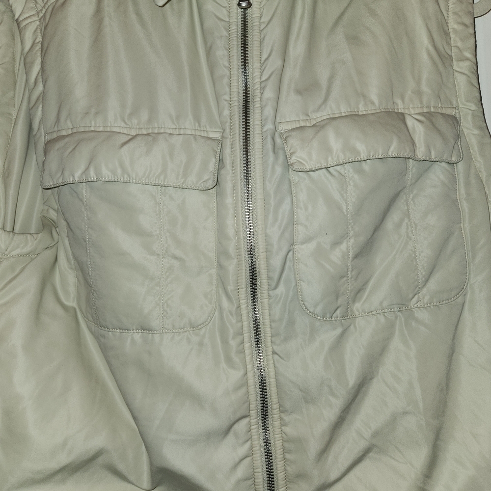 Calia by Carrie Underwood Cream Puffer Vest Butter Soft Size S Flap/Seam Pockets - Picture 2 of 10